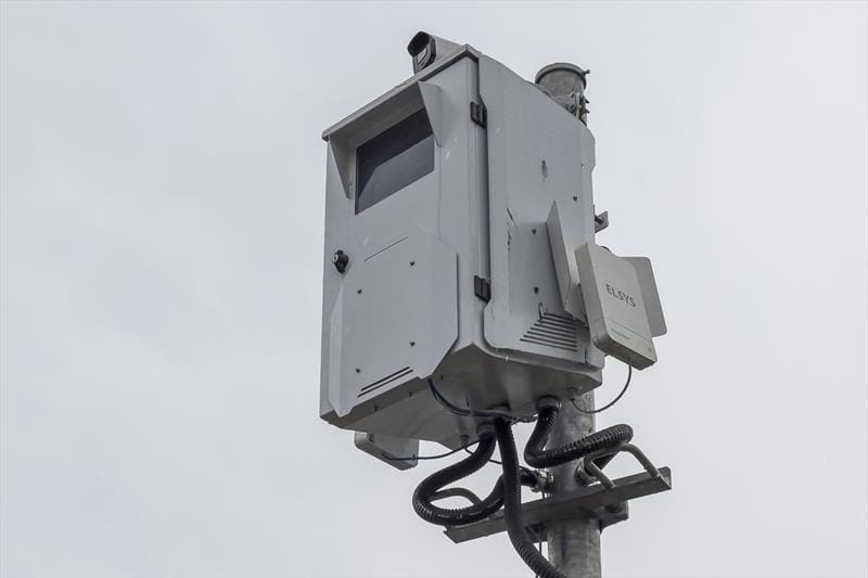 Zoom de aparelho medidor de velocidade