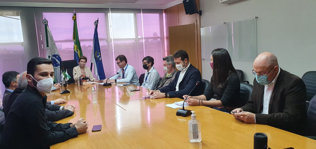 Foto da formação do comitê de transparência de PG