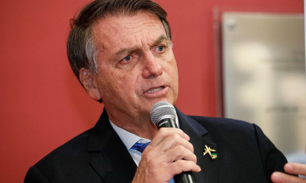 Foto do presidente Bolsonaro