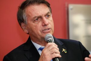 Foto do presidente Bolsonaro