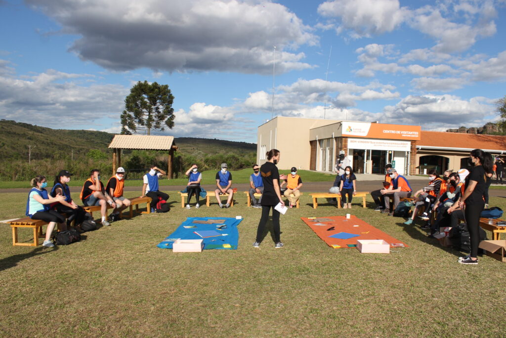 Foto do treinamento vivencial no parque vila velha1