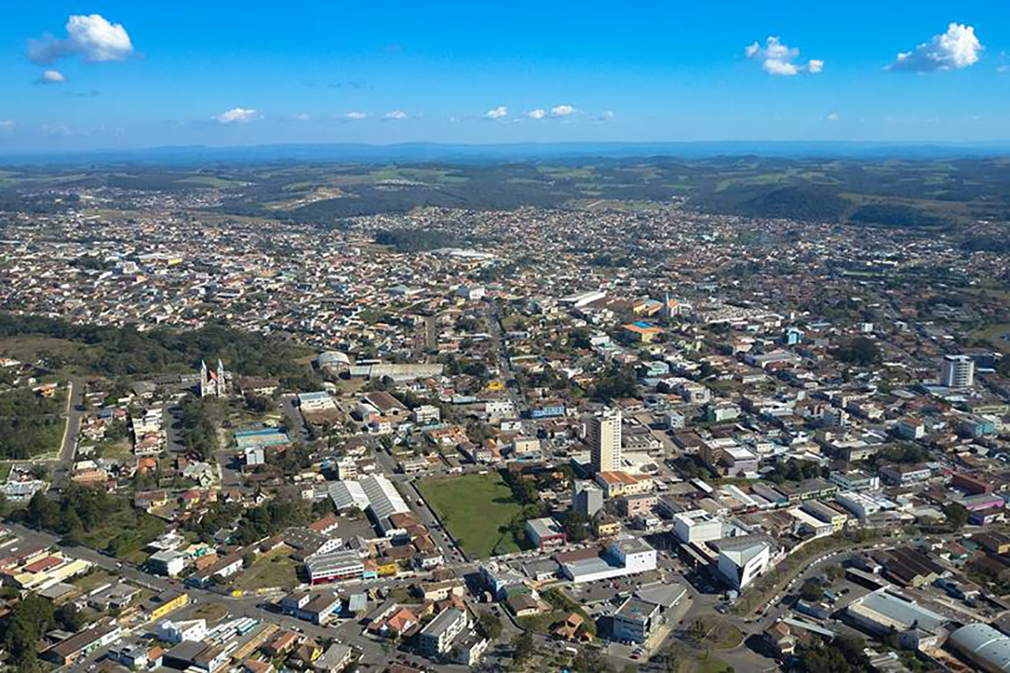 Foto aérea de Irati