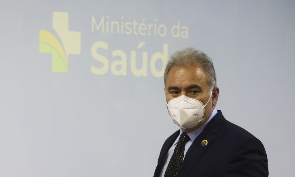 Foto do Ministro da Saúde, Marcelo Queiroga