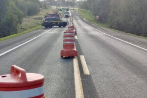 Obras na BR-277 entre Prudentópolis e Irati