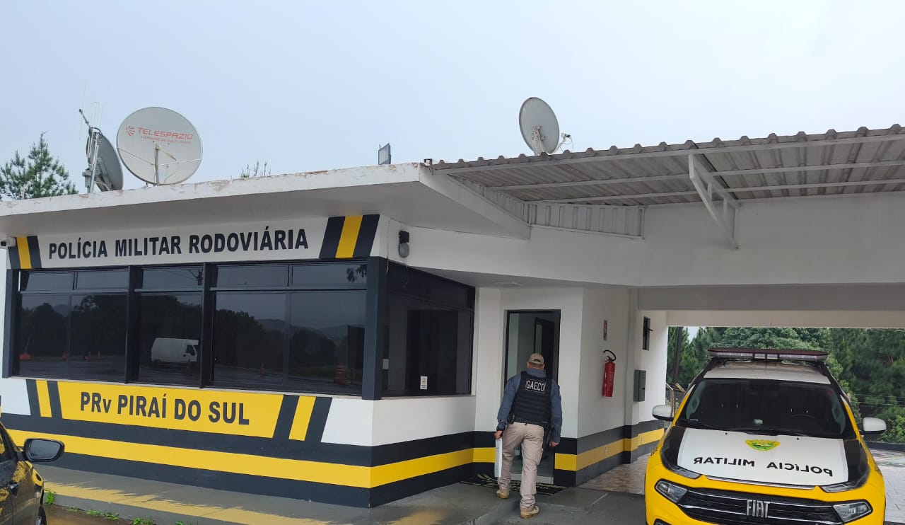 Operação do Gaeco no posto de Piraí do Sul