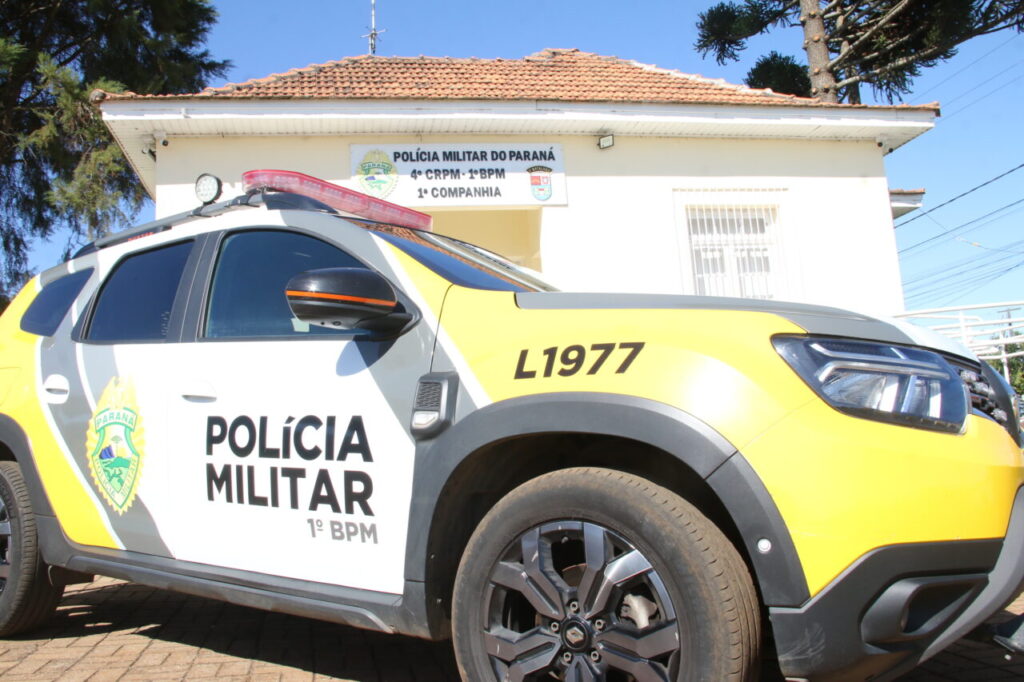 Imagem ilustrativa de viatura da PM em Ponta Grossa