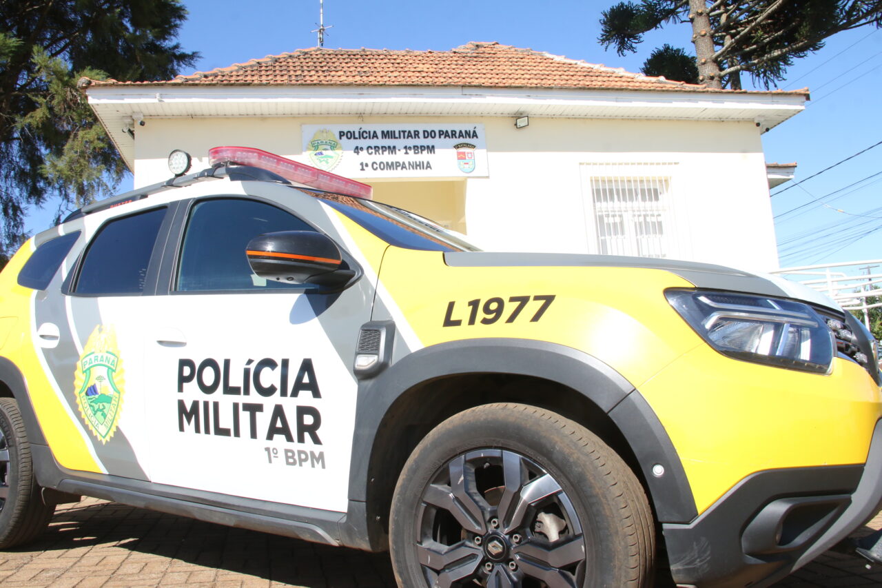 Imagem ilustrativa de viatura da PM em Ponta Grossa