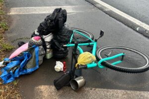 Bicicleta de homem que morreu atropelado em PG