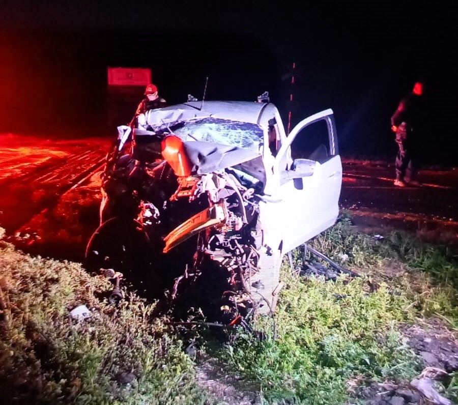 Acidente entre trem e carro
