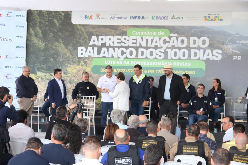 Balanço de 100 dias da PRVias atuando no Paraná, teve presença de diversas autoridades