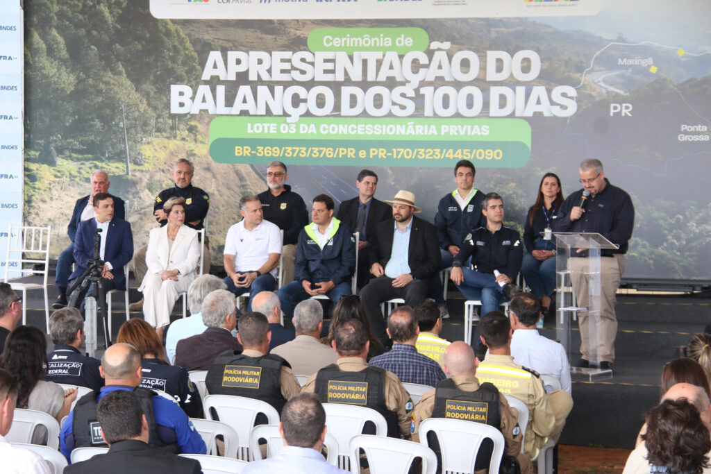 Balanço de 100 dias da PRVias atuando no Paraná, teve presença de diversas autoridades