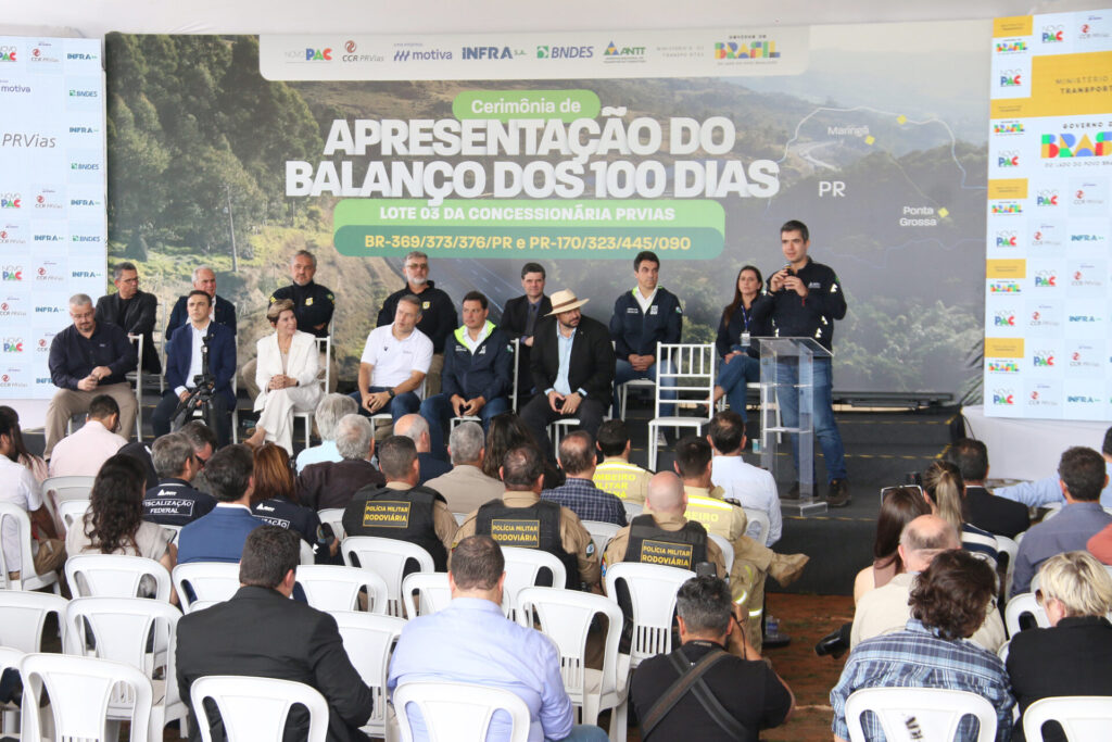 Balanço de 100 dias da PRVias atuando no Paraná, teve presença de diversas autoridades