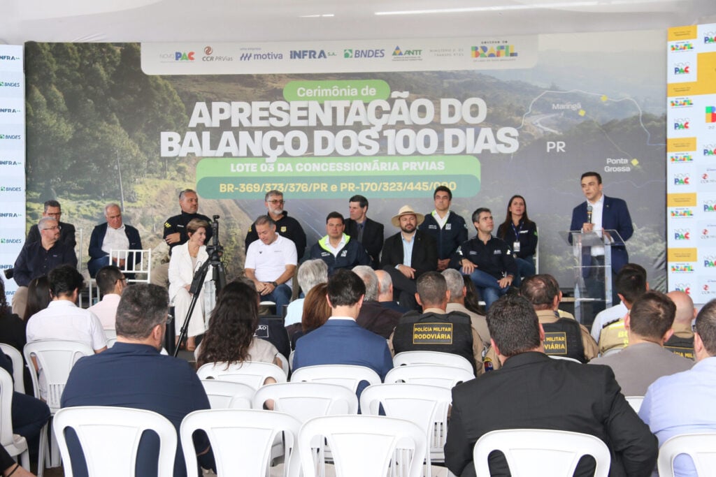 Balanço de 100 dias da PRVias atuando no Paraná, teve presença de diversas autoridades