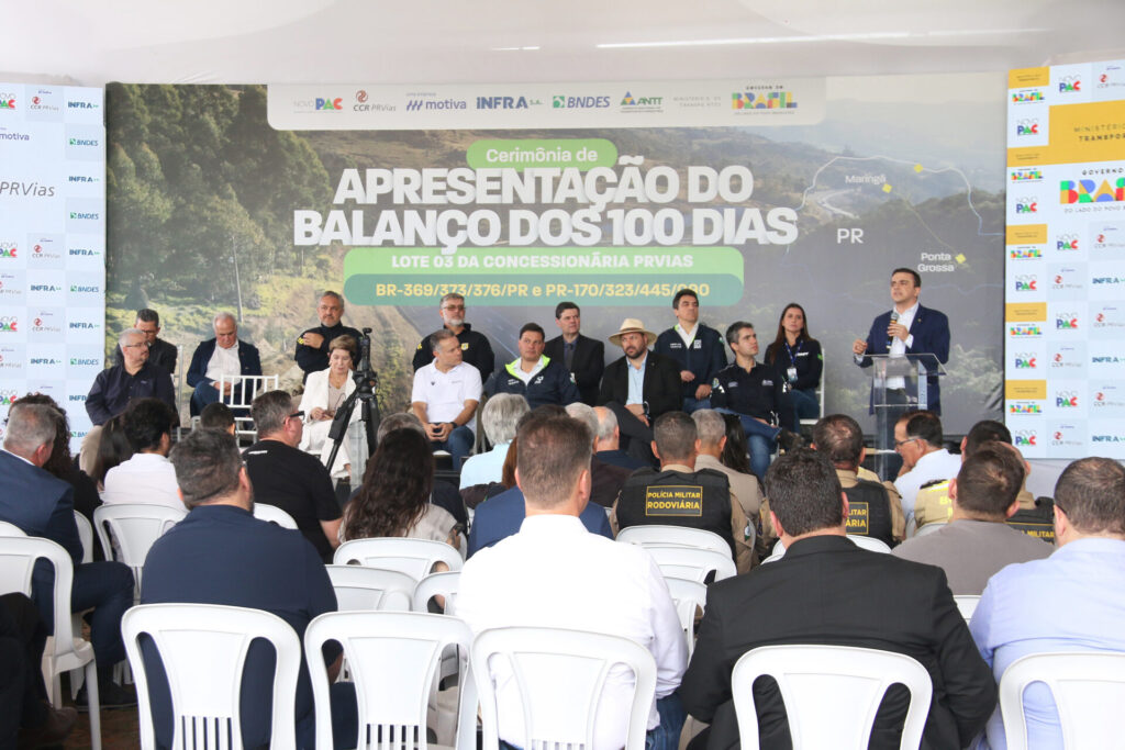 Balanço de 100 dias da PRVias atuando no Paraná, teve presença de diversas autoridades