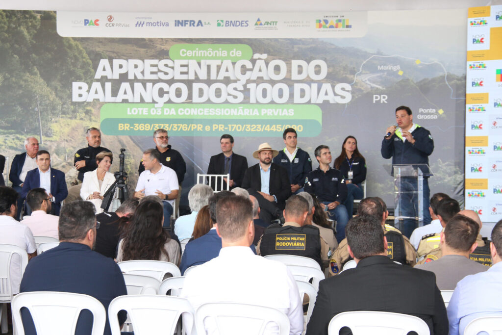 Balanço de 100 dias da PRVias atuando no Paraná, teve presença de diversas autoridades