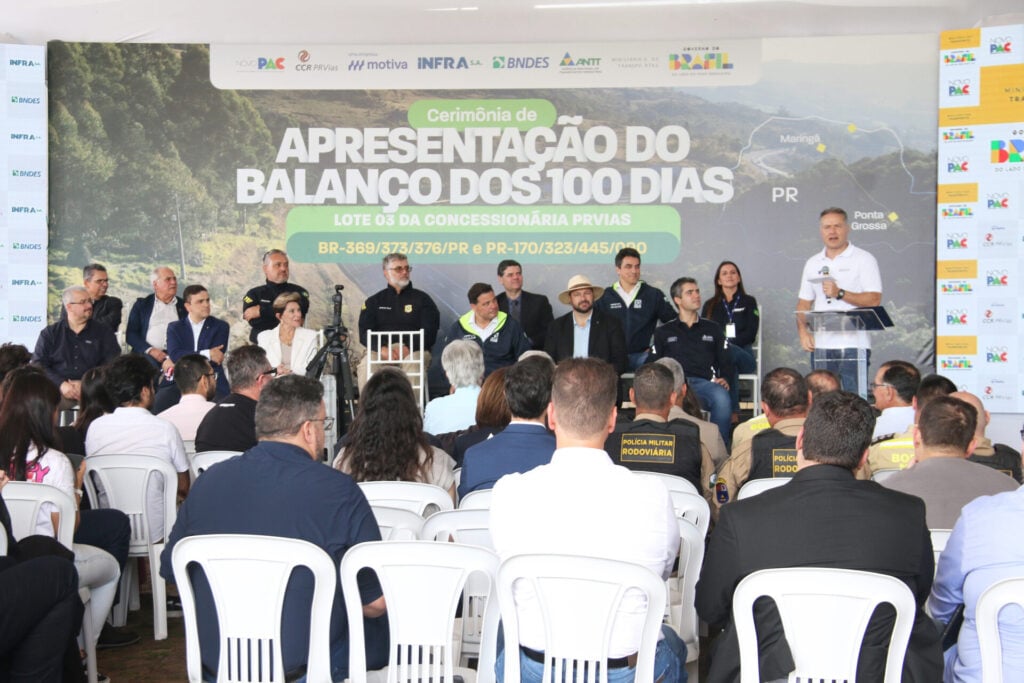 Balanço de 100 dias da PRVias atuando no Paraná, teve presença de diversas autoridades