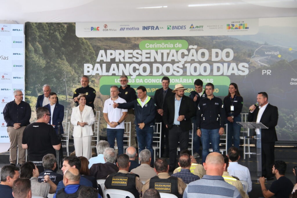 Balanço de 100 dias da PRVias atuando no Paraná, teve presença de diversas autoridades