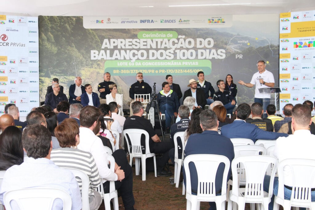 Balanço de 100 dias da PRVias atuando no Paraná, teve presença de diversas autoridades