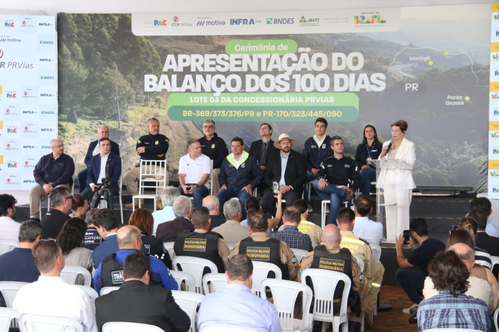 Balanço de 100 dias da PRVias atuando no Paraná, teve presença de diversas autoridades