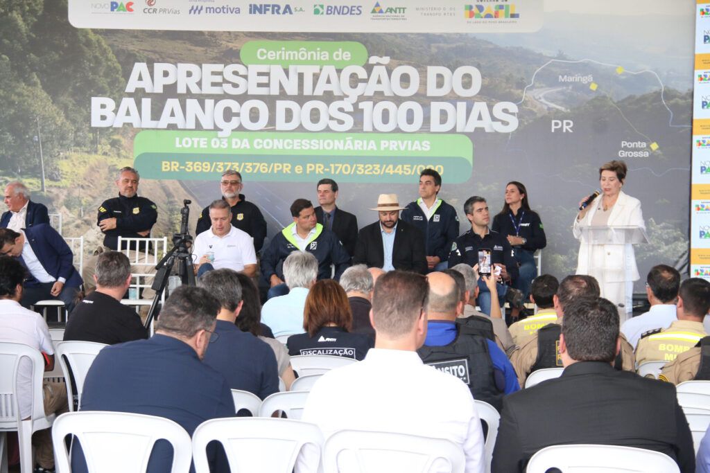 Balanço de 100 dias da PRVias atuando no Paraná, teve presença de diversas autoridades
