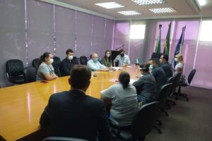 Reunião entre diretoria do Sindserv e prefeitura de Ponta Grossa