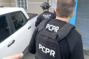 Polícia cumpriu mandados em Curitiba, Mandirituba e Foz do Iguaçu / Foto: Divulgação/PCPR
