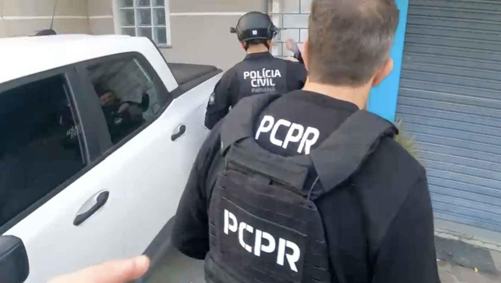 Polícia cumpriu mandados em Curitiba, Mandirituba e Foz do Iguaçu / Foto: Divulgação/PCPR