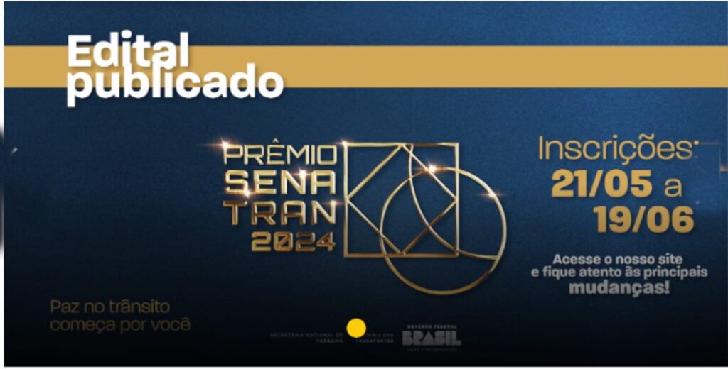 Inscrições para o prêmio Senatran 2024