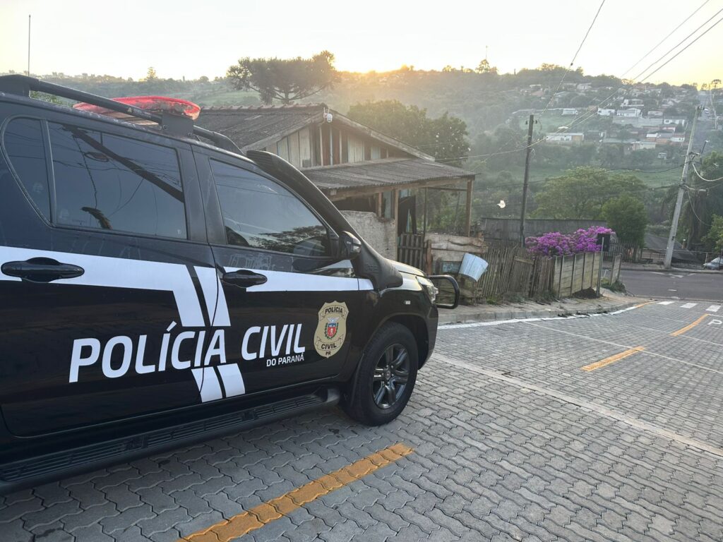 Viatura da Polícia Civil em Ponta Grossa