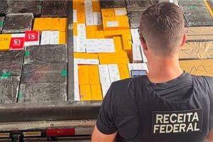 Tablets e celulares apreendidos pela Receita Federal