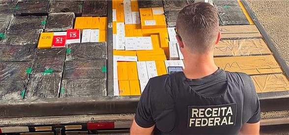 Tablets e celulares apreendidos pela Receita Federal