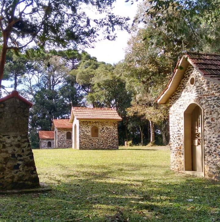 Capelinhas da localidade de Vieiras, ponto turístico de Palmeira