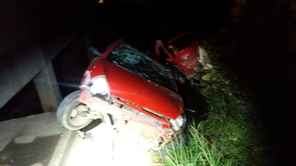 Morador de Ivaí morre após ser ejetado de veículo na BR-376