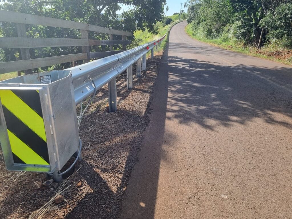 Exemplo de Guard Rail em uma rodovia estadual