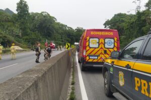 Acidente com policial militar em Morretes