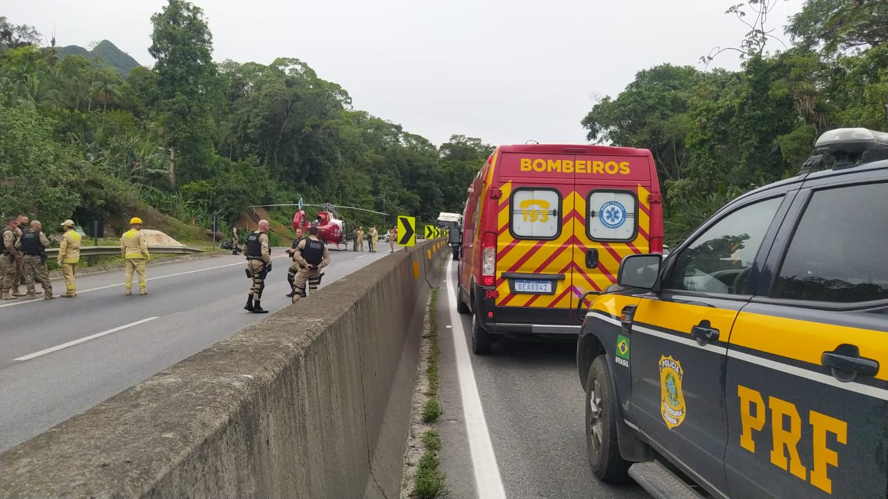 Acidente com policial militar em Morretes