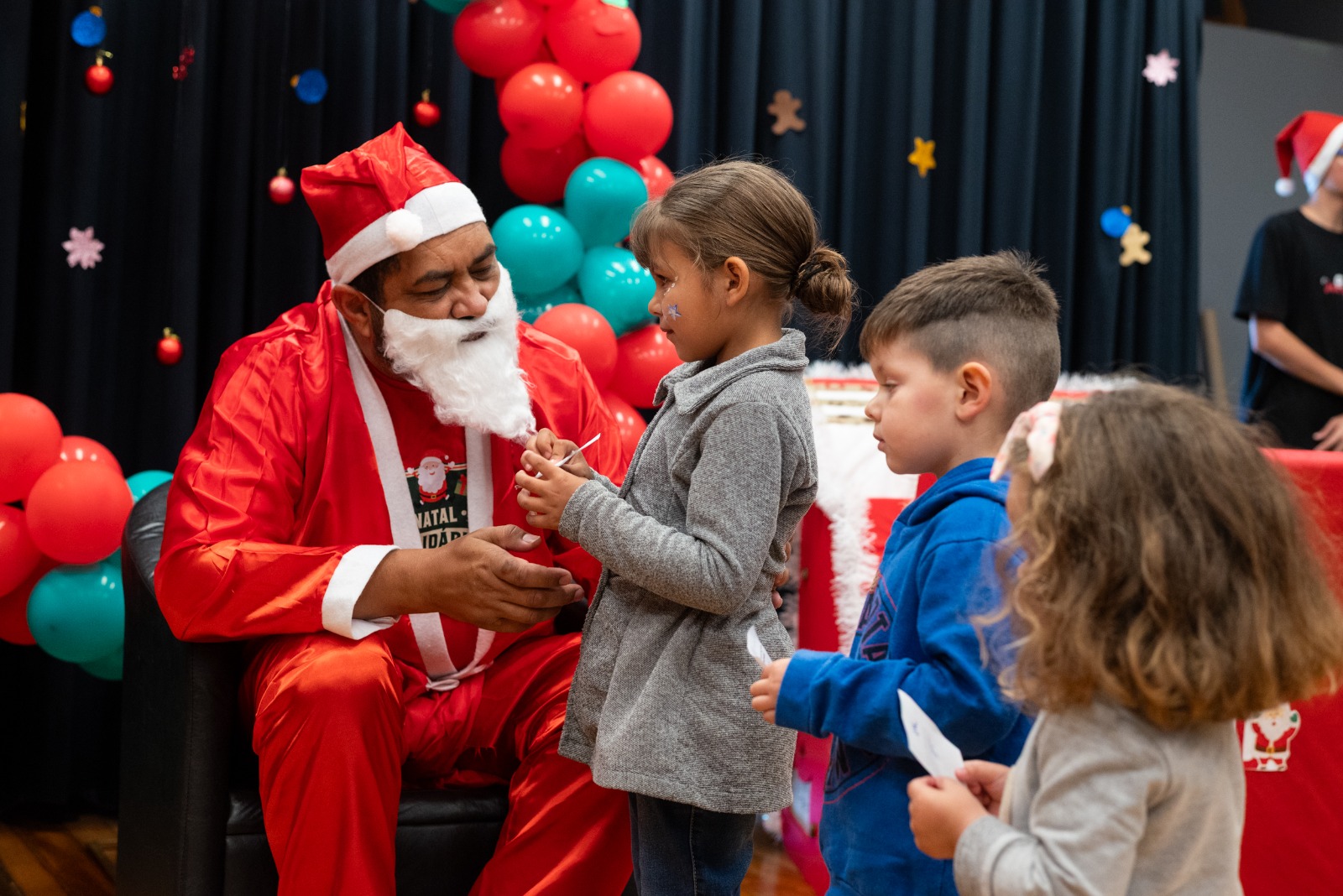 Papei Noel no Coronel Cláudio