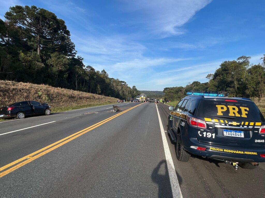 Acidente na BR-277 em Teixeira Soares