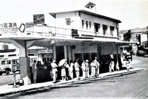 Foto do Ponto Azul de Ponta Grossa na década de 1940