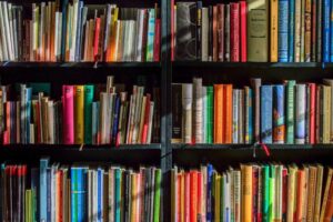 Foto de Biblioteca ilustra Concurso Literário em PG