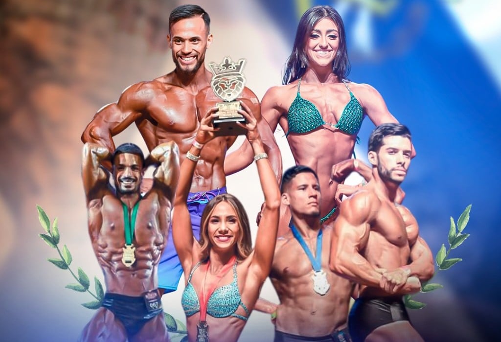 Anúncio do 1º Campeonato Natural de Bodybuilding Ponta Grossa