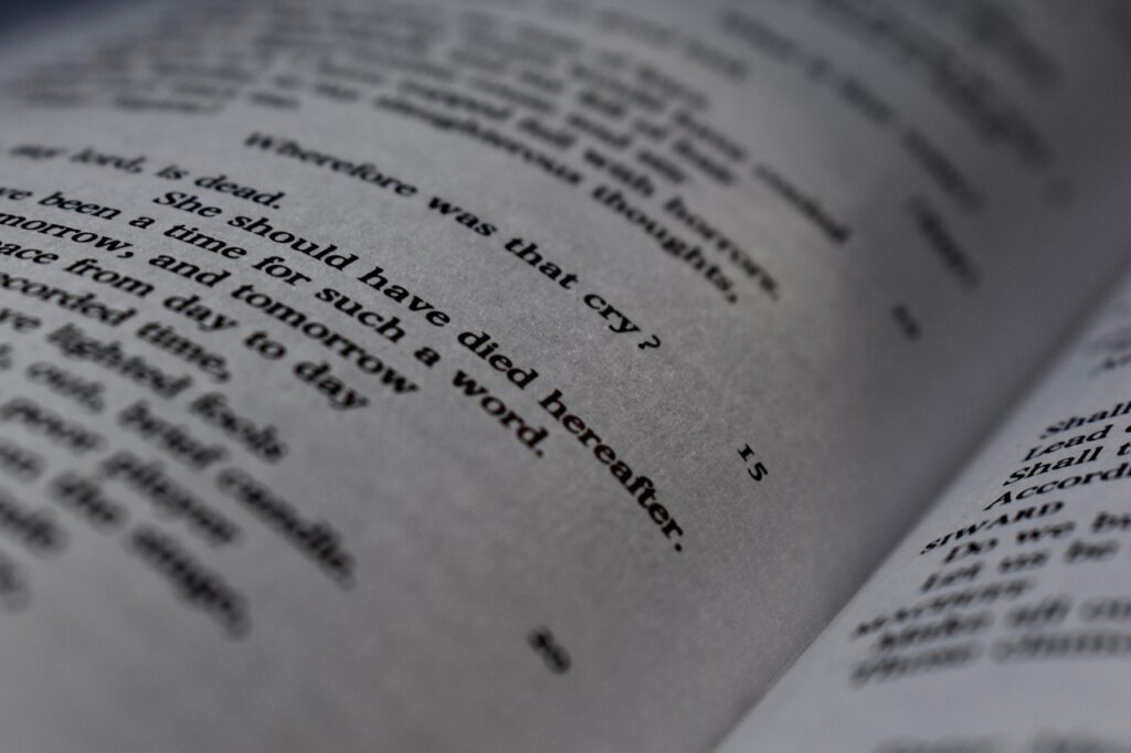 livro Macbeth, de Shakespeare