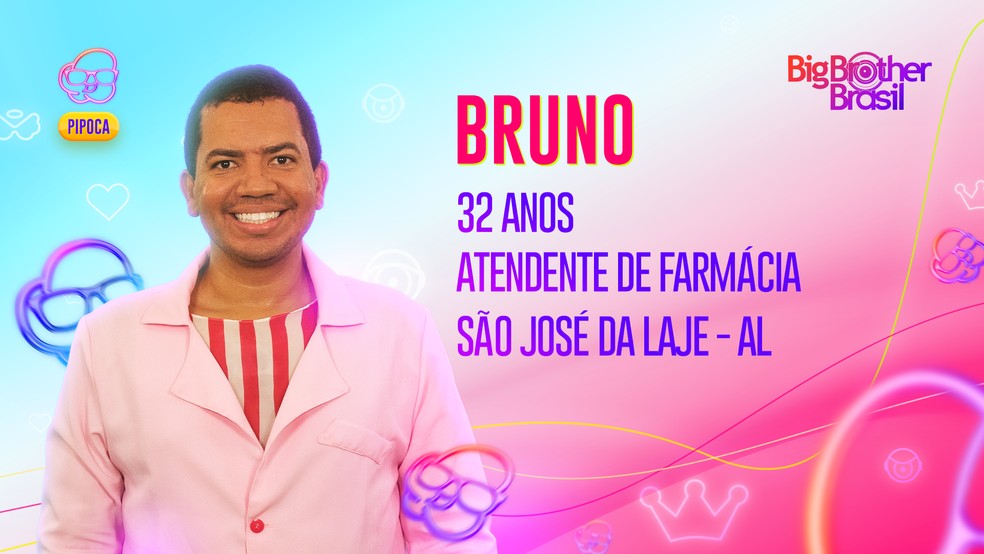 Bruno é participante do BBB 23 — Foto: Globo