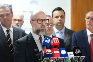Entrevista coletiva em que a Associação Brasileira da Indústria do Café comunicou a possibilidade do aumento no preço do produto