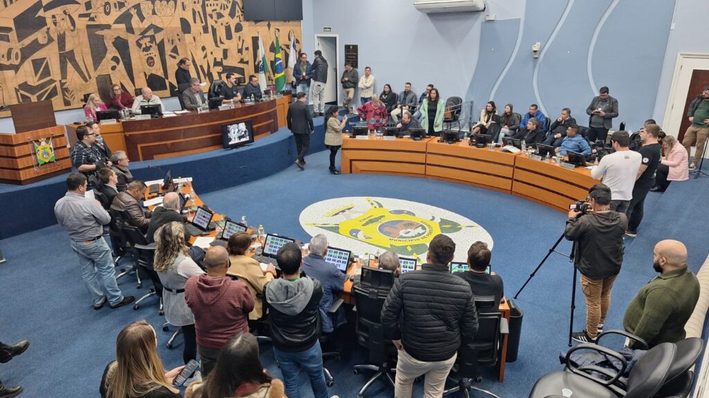 Plenário da Câmara de Ponta Grossa