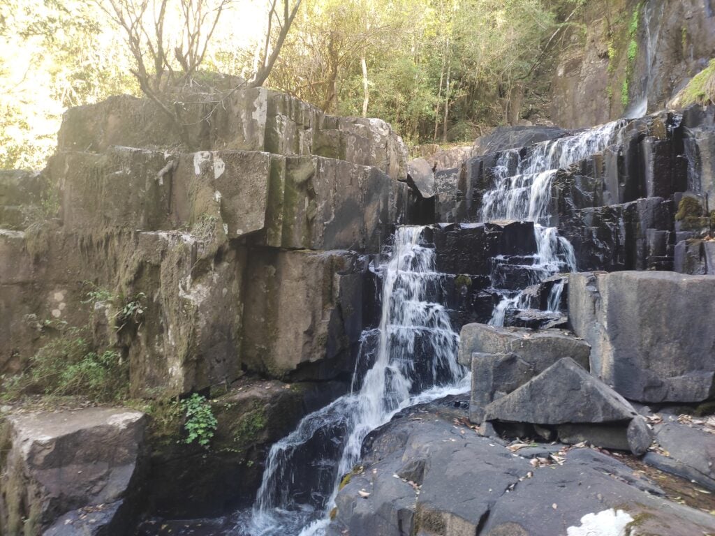Cachoeira do Vale Verde, cenário da 2ª Caminhada da Natureza promovida pela Prefeitura de Reserva