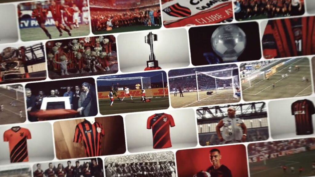 Arte da cápsula bicentenária do Athletico Paranaense