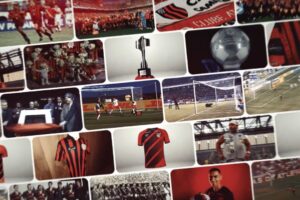 Arte da cápsula bicentenária do Athletico Paranaense