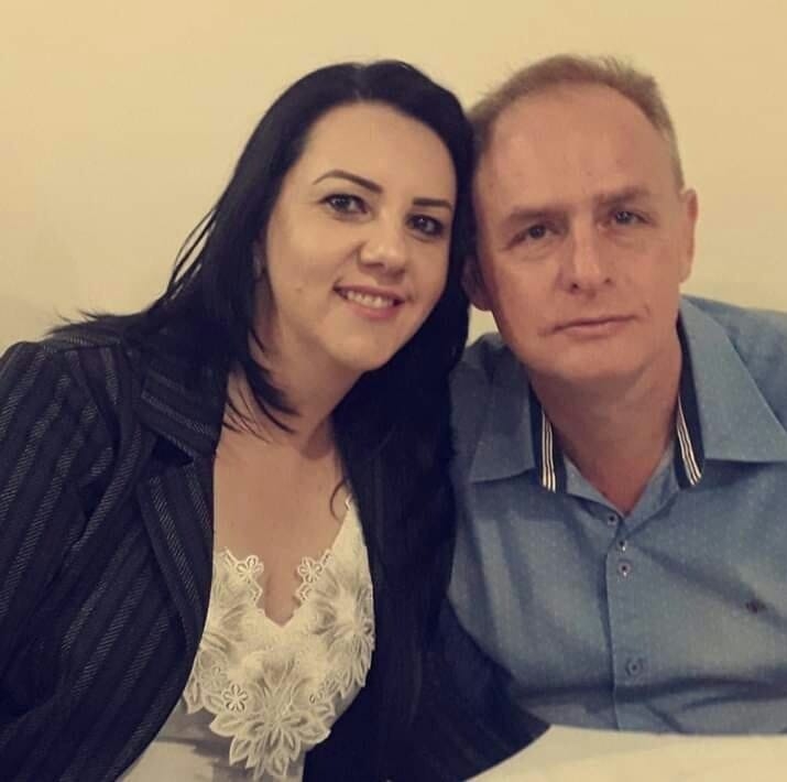 Prefeito de Honório Serpa, João Carlos Garbin, e a esposa Nilza Garbin