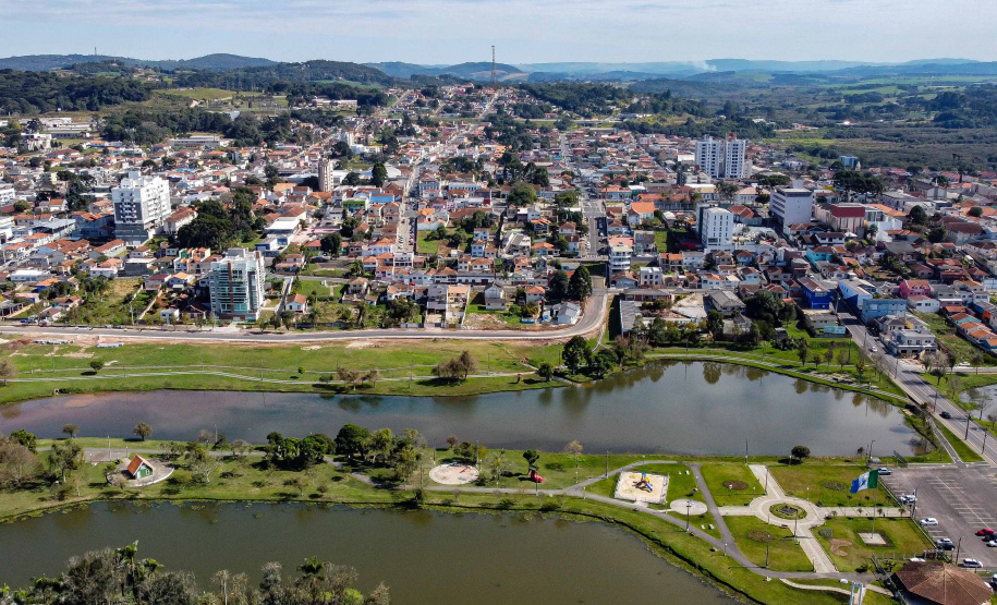 Vista aérea de Castro